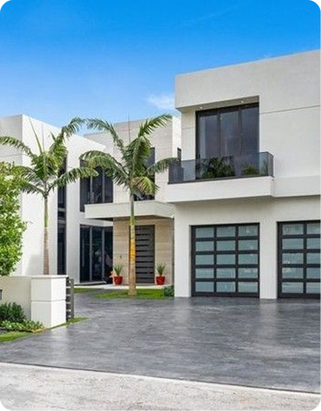 Modern property exterior